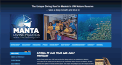 Desktop Screenshot of mantadiving.com